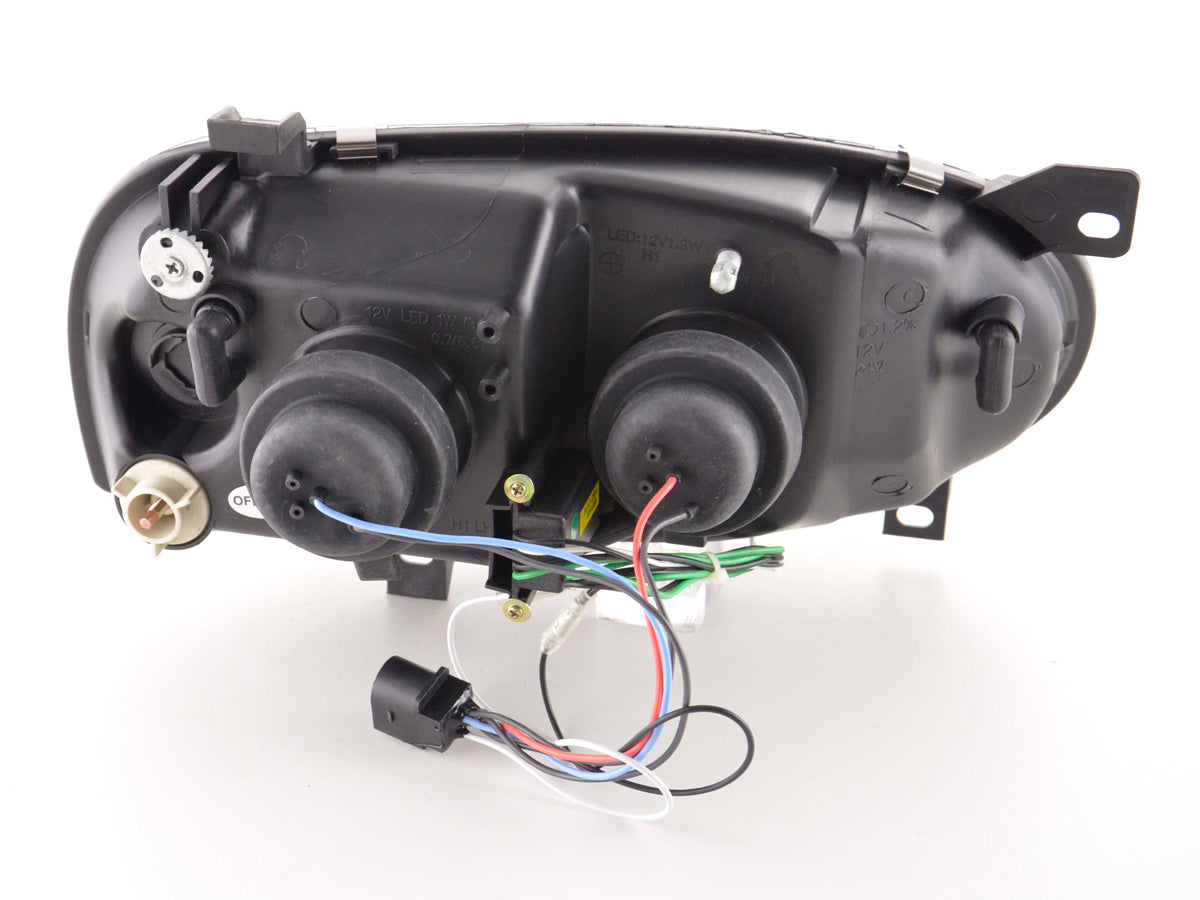 Scheinwerfer Set Daylight LED TFL-Optik VW Golf 3 Typ 1HXO 1EXO 91-97 chrom Scheinwerfer Set Daylight LED TFL-Optik VW Golf 3 Typ 1HXO 1EXO 91-97 chrom